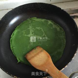 翡翠卷饼的做法步骤：8