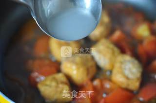 茄汁酿油豆腐的做法步骤：12