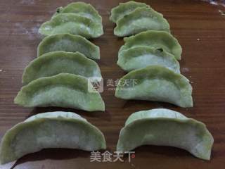 绿色饺子宝宝最爱做最简单饺子的做法步骤：7