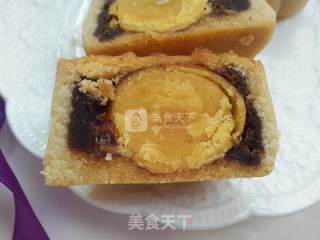 各种陷料的广式月饼的做法步骤：26