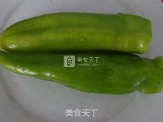 尖椒豆皮的做法步骤：2