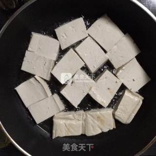 孜然煎豆腐的做法步骤：2