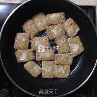 孜然煎豆腐的做法步骤：3