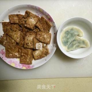 孜然煎豆腐的做法步骤：6