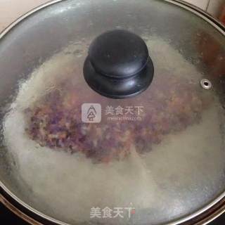 花米饭肉松鲜虾饭团的做法步骤：3