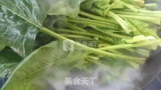 陈醋菠菜花生米的做法步骤：4