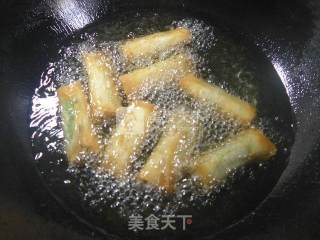 肉末韭菜馅春卷的做法步骤：12