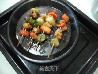 烤素丁鸡肉串的做法步骤：11