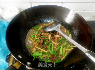 快手午餐之——豆角肉丝蒸面的做法步骤：6