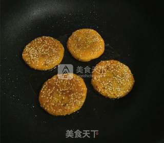 自制紫薯南瓜饼的做法步骤：14