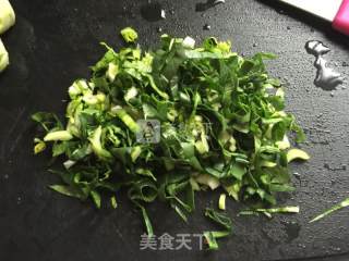 青菜火腿炒饭的做法步骤：2