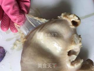 鱼胶莲子炖猪肚……的做法步骤：5