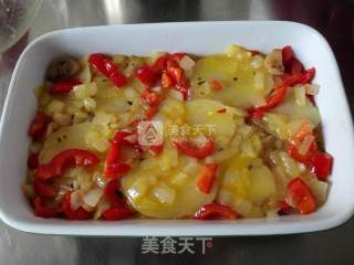 土豆烘煎蛋的做法步骤：7