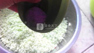 晶莹剔透——紫薯水晶粽的做法步骤：9