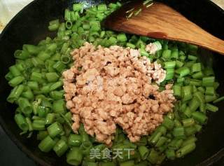 空心菜梗炒肉末的做法步骤：11