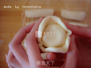 津味小八件点心之寿桃饼（清真可食）的做法步骤：7