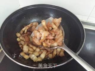 五花肉烧豆腐结的做法步骤：6