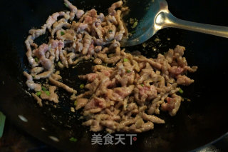 肉丝炒豇豆的做法步骤：5