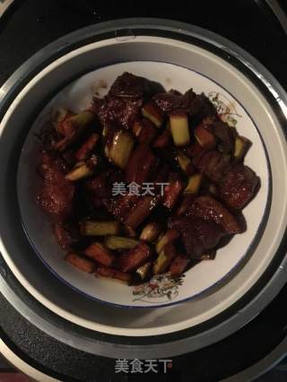 茭白红烧肉的做法步骤：6