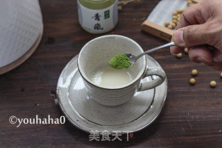 抹茶豆浆奶茶的做法步骤：7