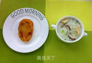 香菇鸡肉粥的做法步骤：7