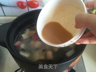 豆腐味增汤的做法步骤：10