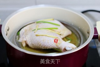 盐焗鸡粉蒸鸡腿的做法步骤：5