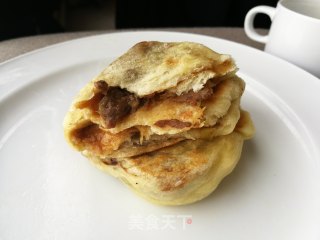 家常发面牛肉饼的做法步骤：24