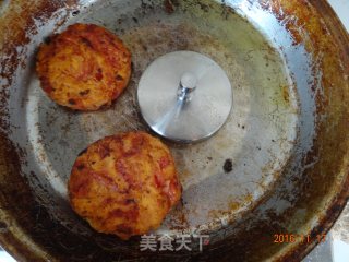 圆圆杂菜饼的做法步骤：13