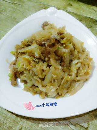 酸菜炒肉丝的做法步骤：5