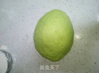 黄金翡翠葱油饼的做法步骤：2