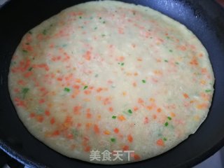 【烟台】酱香胡萝卜鸡蛋饼的做法步骤：7