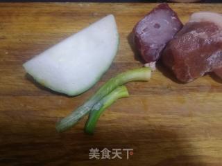 【东北】冬瓜肉丸汤的做法步骤：1