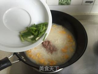 【温州】地瓜虾酱肉汤粉干的做法步骤：7