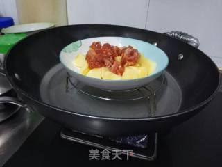 土豆蒸排骨的做法步骤：6