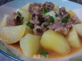 土豆蒸排骨的做法步骤：7