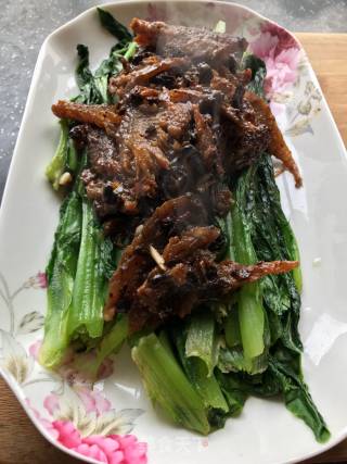 豆豉鲮鱼油麦菜的做法步骤：7