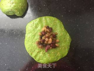 亚麻籽桂圆抹茶软欧的做法步骤：13