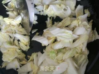 白菜炖豆腐的做法步骤：3