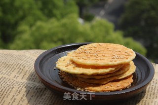 芝麻小脆饼（松饼机版）的做法步骤：9