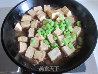 肉末豆米烧豆腐的做法步骤：8