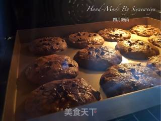 巧克力大曲奇Cookies的做法步骤：17