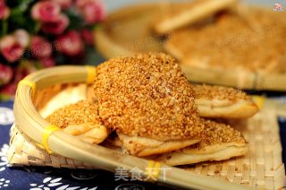 香葱芝麻酥饼的做法步骤：14