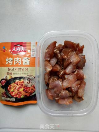 香辣烤肉串的做法步骤：2