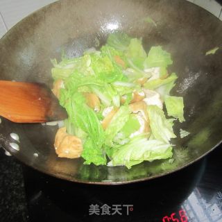 油豆腐煮白菜的做法步骤：7