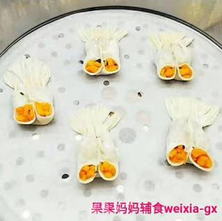 果果妈妈辅食[爱心]金鱼蒸饺推荐月龄:18+的做法步骤：7