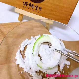 【果果妈妈辅食❤角瓜圈】12m+的做法步骤：3