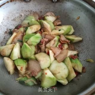 丝瓜炒肉片的做法步骤：6