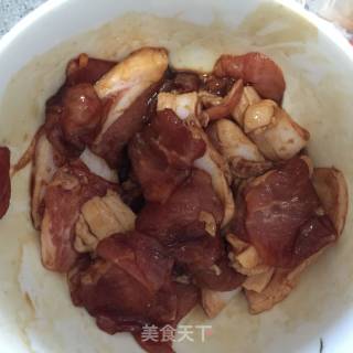 土豆片炒肉的做法步骤：2