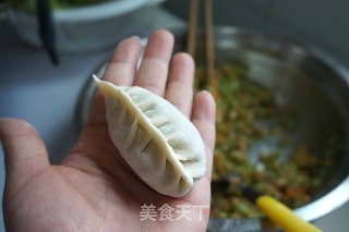 猪肉豆角胡萝卜烫面蒸饺的做法步骤：12